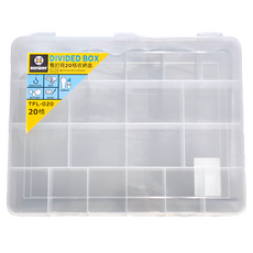KEYWAY 聯府 看的見20格收納盒 350 x 281 x 56mm 4L, TFL-020, 1個