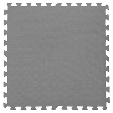 新生活家 EVA運動安全地墊 Set 12, 62 x 62 x 1.3cm, 灰色, 1組