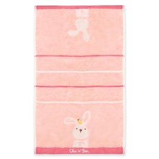 奇哥 無撚紗毛巾童巾澡巾, 粉色, 1條
