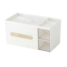 Mass 實用美學多功能桌面收納盒 23 x 11.7 x 12cm, 白色, 1個