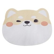 WE CHAMP 硬式珪藻土地墊 小柴犬 WTB-871, 40 x 30cm
