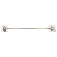 Easy 易立家 單桿浴巾架+正方形透明貼片 60cm 免釘, 1組, 單一顏色