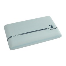 PLAYBOY 涼感慢回彈零重力釋壓記憶枕, 淡水藍, 1個