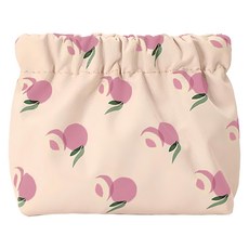 彈片收納包 6個, 蜜桃, 13 x 12.5cm