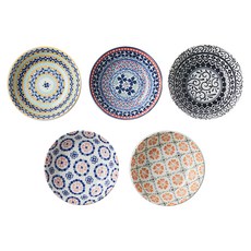 Minoya 美濃燒 5件組 日本陶瓷小缽, 5件組小缽, 心花朵朵, 1組