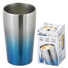 PEARL LIFE 珍珠金屬 輕量一觸開啟隨行杯 日本製 HB-4762, 深藍色, 650ml, 1個