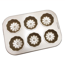 TRIARROW 三箭牌 金不沾6連花餅烤模, 1個