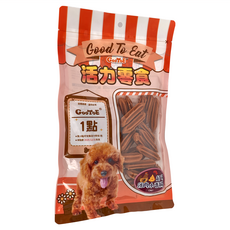 GooToe 活力零食 6個月以上 犬用肉乾, 起司雞肉小香腸, 200g, 1包