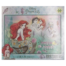 HUNDRED PICTURES 百耘圖 Disney Princess 小美人魚拼圖, 300片, 小美人魚, 1盒