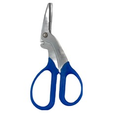 Raymay 藤井 多功能不鏽鋼剪刀, 安全圓頭設計, 1支, 藍色