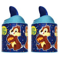 U-House 樺新 垃圾桶 2個, 奇奇蒂蒂栗子 藍色 + 棕色