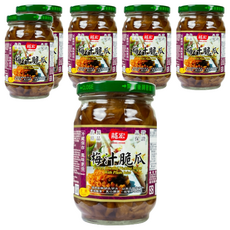 龍宏 梅汁脆瓜, 410g, 6罐