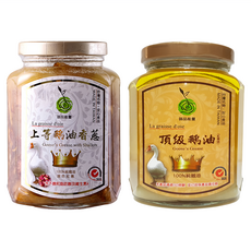 Well Life 悅生活 御品能量 黃金3A原味雙享2件組 頂級鵝油 375ml + 上等鵝油香蔥 350g, 1組