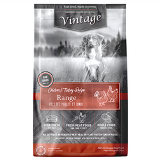 Vintage 凡諦斯 犬糧 野宴鮮肉, 雞肉 + 火雞肉, 5lb, 1袋