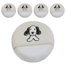 Wanwanbaby 嬰兒粉撲 - 柔軟觸感，呵護Baby細嫩肌膚, 5個