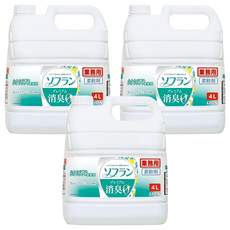 LION 獅王 Soflan 香氛柔軟精 花果薰香 4L, 3桶