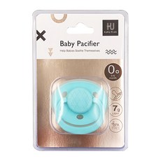 KU.KU Duckbill 酷咕鴨 PLUS 下午茶安撫奶嘴, 0~6個月, 棉花藍, 1個