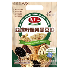 馬玉山 亞麻籽堅果黑豆飲 高纖 含植物性Omega-3 台灣製造, 336g, 1袋