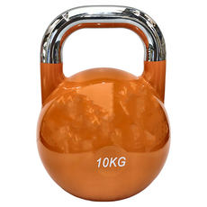 ABSPORT 鋼製競技壺鈴, 10KG, 橘色, 1個