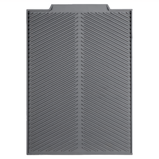 AHOYE 杯碗盤廚房瀝水墊，43 x 33cm，矽膠瀝水墊，隔熱防滑，單一顏色, 1個