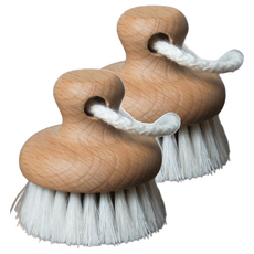 FALLER德國芙樂森詠木香 天然馬毛深層臉部按摩乾刷, 單一顏色, 2個, 1入