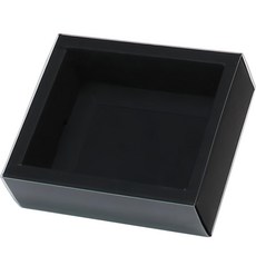 博美包裝 抽屜盒 bt13 黑-pet袖套 (10入)桌面收納盒, 辦公室文具收納盒, 桌面整理盒, 1組