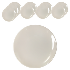 TATUNG 大同磁器 圓皿, 白色, 10個