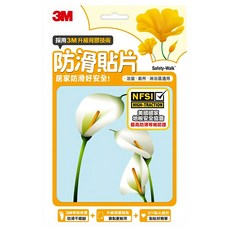 3M 防滑貼片 花, 隨機款, 6片