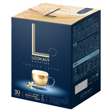 LOOKAS9 香草拿鐵 16.9g x (507g), 30條, 1盒