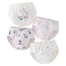 盛特士女童款三角褲 Set 4件 夢幻紫 95%棉