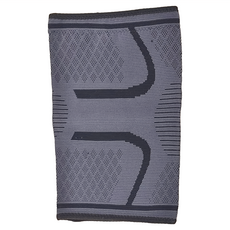 AOLIKES 奧力克斯 透氣薄款尼龍護膝 跑步騎行矽膠防滑護膝, 1雙, 黑色