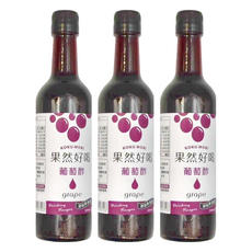 KOKUMORI 穀盛 果然好喝葡萄酢, 360ml, 3瓶