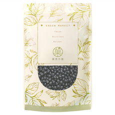GreenMarket 菓青市集 馥郁黑豆茶, 台灣在地黑豆, 無咖啡因, 500g, 1包, 1入