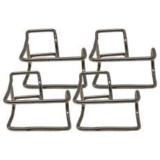 不鏽鋼臉盆掛勾 SEBS+不鏽鋼材質 7.2X7.2cm無痕貼 7.4x3.5x6.3cm不鏽鋼尺寸, 單色, 4個