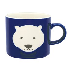 IZAWA 輕鬆動物園馬克杯 - 北極熊, 半瓷, 89mmx77mm, 340ml, 1個
