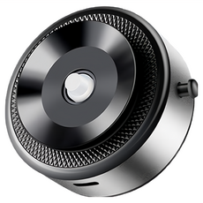 ANTIAN 車載手機支架 真空吸附磁吸 360°旋轉 Magsafe 車用導航 旅行追劇 ABS塑膠 銀色, 1個