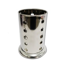 其他 高級蘋果型筷子筒 廚房餐具瀝水置物架, 1入, 銀色