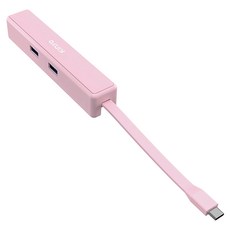 Kinyo 6合1多功能擴充座 KCR-518PI, 粉色, 1個