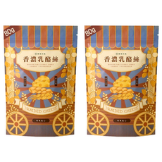 菓青市集 香濃乳酪絲 80g 嚴選乳酪手工拉絲, 2包