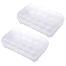 Block Mart 15格雞蛋收納盒 2個 白色