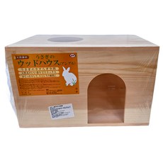 NPF 小寵天然木茶道屋 兔子窩, 1個, 天然木