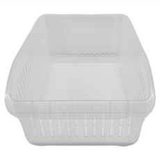 廚房零食水果塑膠收納籃, 透明色, 1個