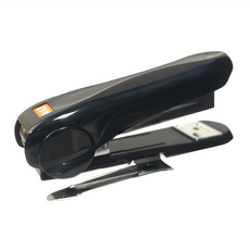 MAX 美克司 釘書機 HD-50R 帶除針器, 黑色, 1個