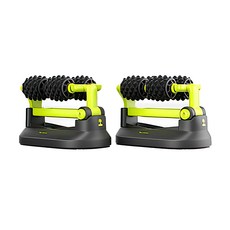 上手家居 三合一按摩滾輪 防滑底座 18 x 12 x 12cm 黑綠色 1組