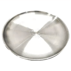 DIBOTE 迪伯特 不鏽鋼復古餐盤 17cm, 銀色, 2個