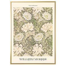 BOLUO GALLERY 菠蘿選畫所 William Morris 菊花 掛畫 BFSP4608G, 金色框