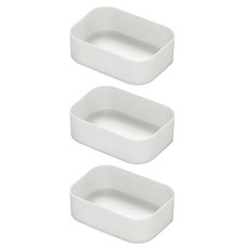 IZUMI 5592W迷你收納盒三件組 桌面收納好幫手 居家小物整理盒, 白色, 1組