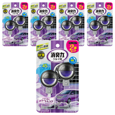 雞仔牌 車用消臭劑 冷氣出風口用 白色麝香 3.2ml, 5個