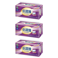 倍潔雅 特級3層抽取衛生紙, 110張, 10包, 3袋