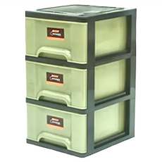 KEYWAY 聯府 加州 收納櫃, 3層, GT-3, 400x460x710mm